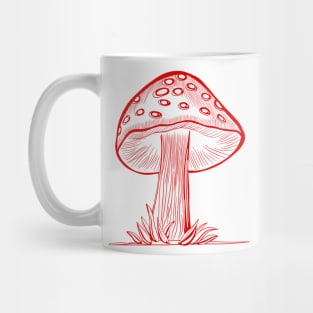 Red Mushroom Mug